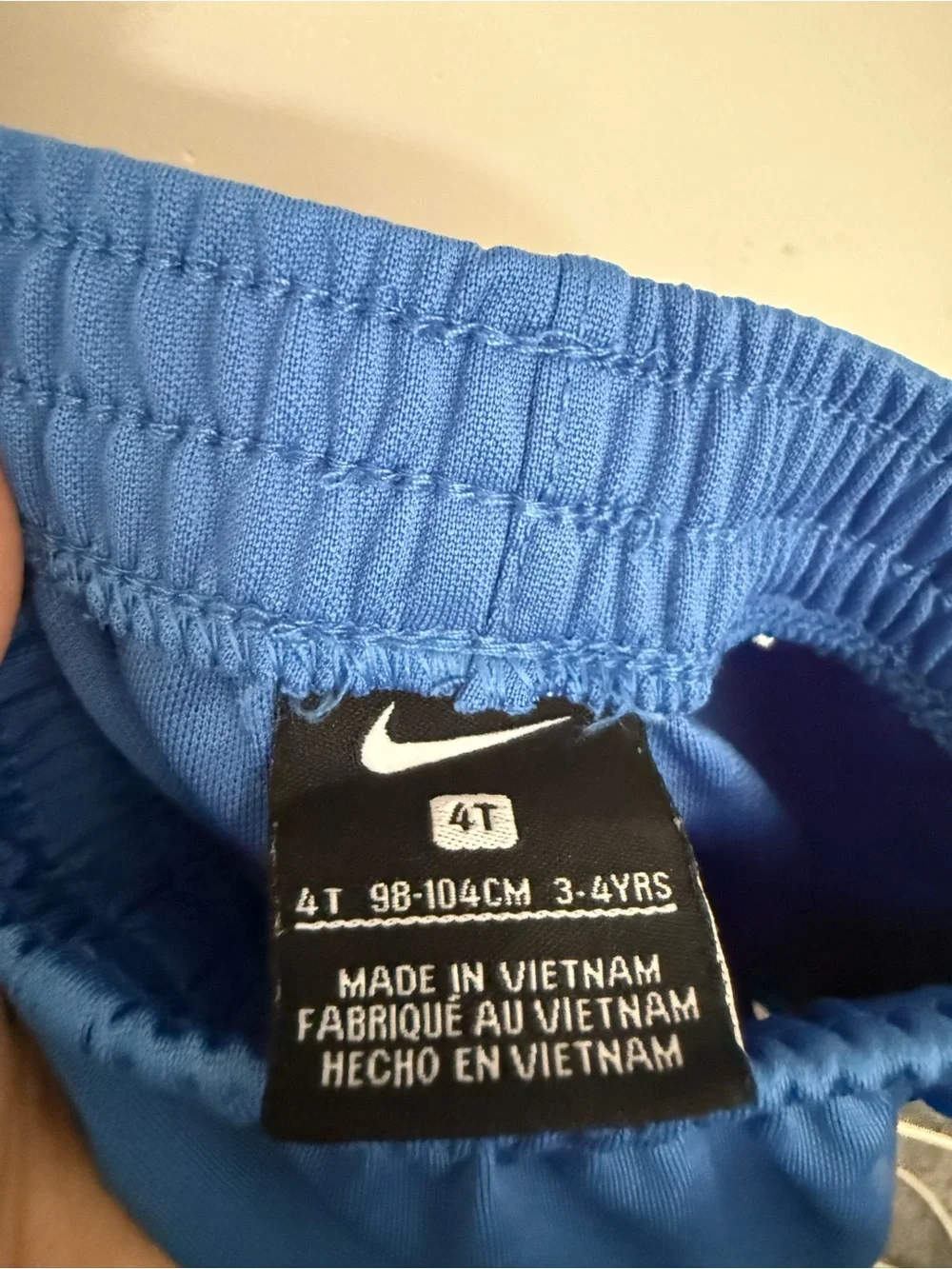 Nike - 4T - dri fit gray/blue set